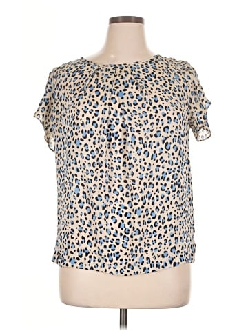 Liz Claiborne Short Sleeve Blouse (view 1)