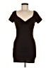 Shein Solid Black Casual Dress Size Med Petite - photo 1