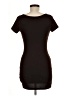 Shein Solid Black Casual Dress Size Med Petite - photo 2