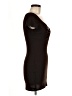 Shein Solid Black Casual Dress Size Med Petite - photo 4