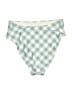 Summersalt Checkered-gingham Blue Swimsuit Bottoms Size 2 - photo 2