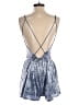 LA Hearts Metallic Blue Romper Size S - photo 2