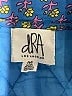 dRA Los Angeles 100% Cotton Print Blue Jacket Size M - photo 6