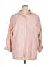 Ann Taylor LOFT Pink 3/4 Sleeve Button-Down Shirt Size XL - photo 1