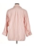 Ann Taylor LOFT Pink 3/4 Sleeve Button-Down Shirt Size XL - photo 2