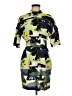 ASOS 100% Polyester Camo Green Casual Dress Size 6 - photo 1