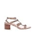 Sole Society 100% Leather Polka Dots Tan Sandals Size 5 1/2 - photo 1