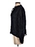 Seen Worn Kept Metallic Black Long Sleeve Blouse Size 2 - photo 5