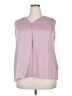 Hilary Radley 100% Polyester Pink Sleeveless Blouse Size XXL - photo 1