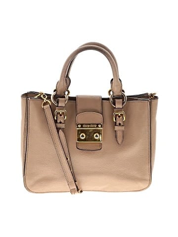 Miu Miu Leather Satchel (view 1)