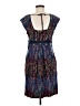 BCBGMAXAZRIA Print Blue Cocktail Dress Size M - photo 2