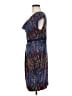 BCBGMAXAZRIA Print Blue Cocktail Dress Size M - photo 5