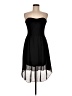 Unbranded 100% Polyester Solid Black Cocktail Dress Size M - photo 1