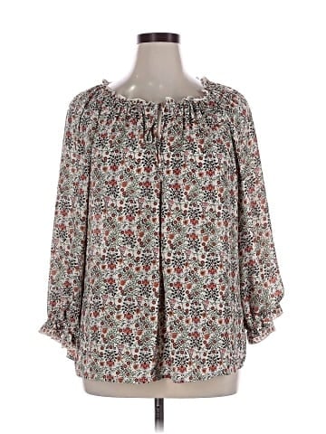 Max Studio 3/4 Sleeve Blouse (view 1)