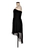 Unbranded 100% Polyester Solid Black Cocktail Dress Size M - photo 5