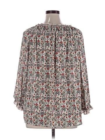 Max Studio 3/4 Sleeve Blouse (view 2)