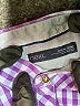 Next 100% Cotton Checkered-gingham Purple Short Sleeve Button-Down Shirt Size 12-18 mo - photo 3