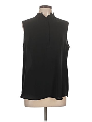 Ann Taylor Sleeveless Button-Down Shirt (view 1)