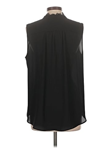 Ann Taylor Sleeveless Button-Down Shirt (view 2)