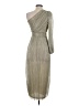 Saylor Metallic Silver Cocktail Dress Size XS - photo 2