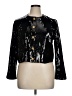 INC International Concepts Solid Black Jacket Size XL Petite - photo 1