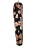 Mulla 100% Polyester Floral Brown Casual Pants Size M - photo 4