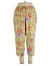 Sigrid Olsen Floral Yellow Casual Pants Size XL - photo 1
