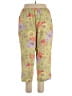 Sigrid Olsen Floral Yellow Casual Pants Size XL - photo 2