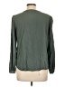 Ann Taylor LOFT Green Long Sleeve Blouse Size L - photo 2