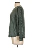 Ann Taylor LOFT Green Long Sleeve Blouse Size L - photo 5