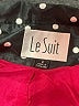 Le Suit 100% Acetate Polka Dots Black Blazer Size 8 - photo 6
