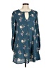 Mimi Chica Floral Teal Casual Dress Size M - photo 1