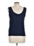J.Crew 100% Cotton Blue Sleeveless Top Size L - photo 2