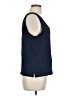 J.Crew 100% Cotton Blue Sleeveless Top Size L - photo 4