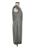 Calvin Klein 100% Polyester Solid Gray Casual Dress Size 6 - photo 4