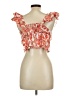 Assorted Brands Orange Sleeveless Blouse Size L - photo 2