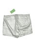 Lilly Pulitzer 100% Cotton Metallic Silver Shorts Size 8 - photo 2