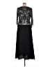 Jkara 100% Polyester Black Cocktail Dress Size 16 - photo 2