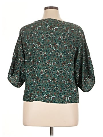 Ann Taylor LOFT 3/4 Sleeve Blouse (view 2)