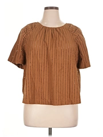 Ann Taylor LOFT Short Sleeve Blouse (view 1)