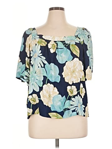 Ann Taylor LOFT Short Sleeve Blouse (view 1)