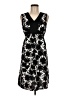 George 100% Polyester Graphic Black Cocktail Dress Size 8 - photo 1