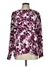 Escada Floral Purple Long Sleeve Blouse Size EU 42 / US 12 - photo 1