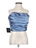 Lulus 100% Polyester Blue Tube Top Size S - photo 1