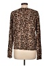 Time and Tru Animal Print Brown Pullover Sweater Size 12 - 14 - photo 2