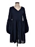 Unbranded Solid Blue Casual Dress Size S - photo 1