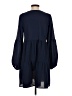 Unbranded Solid Blue Casual Dress Size S - photo 2