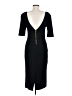 Unbranded Solid Black Cocktail Dress Size M - photo 2