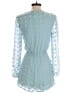 LOVE X DESIGN 100% Polyester Teal Blue Romper Size XS - photo 2