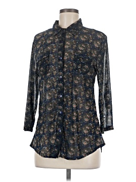 Eden & Olivia 3/4 Sleeve Button Down Shirt